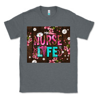 Charcoal Heather nurse life with pearls Classic Tee - AdoDesignShop