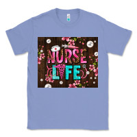 Colony Blue nurse life with pearls Classic Tee - AdoDesignShop