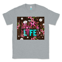 Heather Grey nurse life with pearls Classic Tee - AdoDesignShop