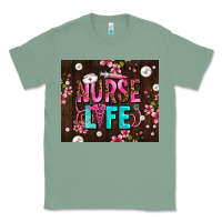 Sage nurse life with pearls Classic Tee - AdoDesignShop
