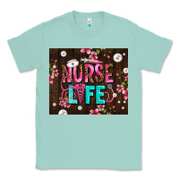 Seafoam nurse life with pearls Classic Tee - AdoDesignShop