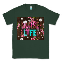 Sports Green nurse life with pearls Classic Tee - AdoDesignShop