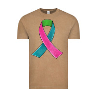 Vintage Coffee metastatic breast cancer ribbon Vintage Tee - JahusDesignShop