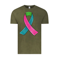 Vintage Olive metastatic breast cancer ribbon Vintage Tee - JahusDesignShop