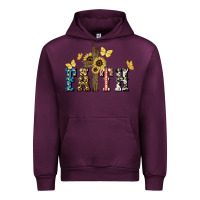 Mauve Wine Faith USA sunflower 4th of july Urban Hoodie - HowdyJamesFarm