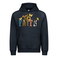Navy Faith USA sunflower 4th of july Urban Hoodie - HowdyJamesFarm