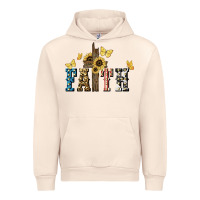 Sandshell Faith USA sunflower 4th of july Urban Hoodie - HowdyJamesFarm
