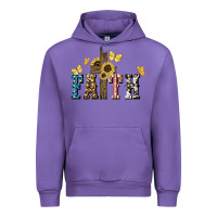 Tulip Faith USA sunflower 4th of july Urban Hoodie - HowdyJamesFarm