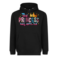 Black The Princess Has Arrived Heavyweight Hoodie - MaliasSmallBusiness