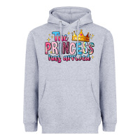 Heather Grey The Princess Has Arrived Heavyweight Hoodie - MaliasSmallBusiness