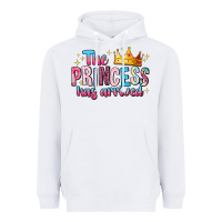 White The Princess Has Arrived Heavyweight Hoodie - MaliasSmallBusiness