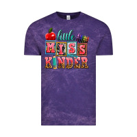 Cloud Purple little miss kinder Vintage Tee - AdoDesignShop