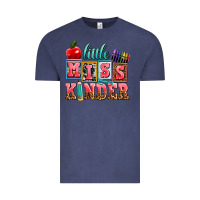 Vintage Denim little miss kinder Vintage Tee - AdoDesignShop
