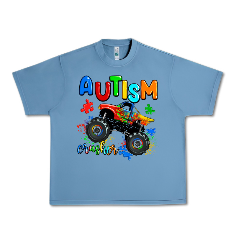 Autism Crusher Urban Heavy Tee by AdoDesignShop | Teevron