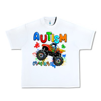 White autism crusher Urban Heavy Tee - AdoDesignShop