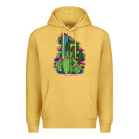 Antique Gold Western Serape Cactus Premium Hoodie - Bettercallsaul