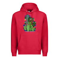 Cardinal Western Serape Cactus Premium Hoodie - Bettercallsaul