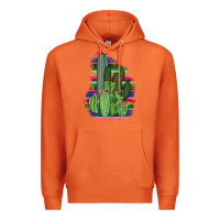 Carrot Western Serape Cactus Premium Hoodie - Bettercallsaul