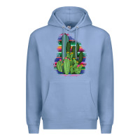Colony Blue Western Serape Cactus Premium Hoodie - Bettercallsaul