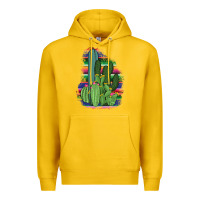 Lemon Western Serape Cactus Premium Hoodie - Bettercallsaul