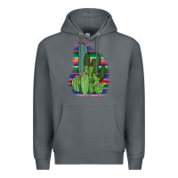 Rock Western Serape Cactus Premium Hoodie - Bettercallsaul