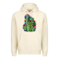 Sandshell Western Serape Cactus Premium Hoodie - Bettercallsaul