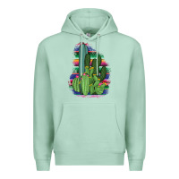 Seafoam Western Serape Cactus Premium Hoodie - Bettercallsaul