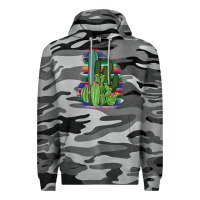 Slate Camo Western Serape Cactus Premium Hoodie - Bettercallsaul