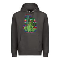 Smoke Western Serape Cactus Premium Hoodie - Bettercallsaul