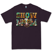 Plum show mom brown calf eye glasses Premium Tee - BarkalooDesign
