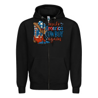 Black make america cowboy again Zipper Hoodie - MaliasSmallBusiness