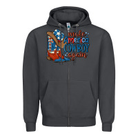 Smoke make america cowboy again Zipper Hoodie - MaliasSmallBusiness