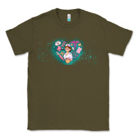 Army Green nurse and elements Classic Tee - AdoDesignShop