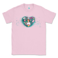Bubblegum Pink nurse and elements Classic Tee - AdoDesignShop