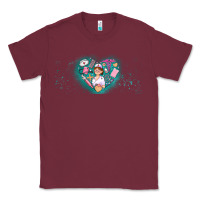 Burgundy nurse and elements Classic Tee - AdoDesignShop