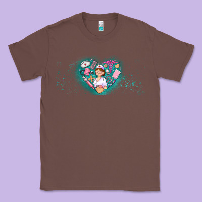 Nurse And Elements Classic Tee Designed By Adodesignshop