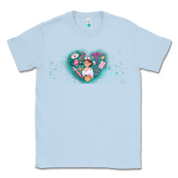 Dusty Blue nurse and elements Classic Tee - AdoDesignShop