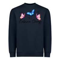 Navy embrace change Heavyweight Sweatshirt - JahusDesignShop