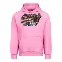Fuchsia Pink I back to blue Eagle 4th of july Urban Hoodie - HowdyJamesFarm