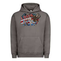 Pigment Tornado I back to blue Eagle 4th of july Urban Hoodie - HowdyJamesFarm