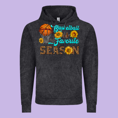 Basketball Is My Favorite Season Vintage Hoodie Designed By Hra Design Shop