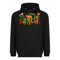 Black fall nurse Heavyweight Hoodie - MaliasSmallBusiness