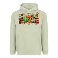 Matcha fall nurse Heavyweight Hoodie - MaliasSmallBusiness