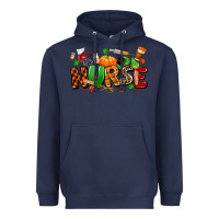 Navy fall nurse Heavyweight Hoodie - MaliasSmallBusiness