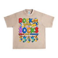 French Oak rock your  world down syndrome Urban Heavy Tee - Artiststas