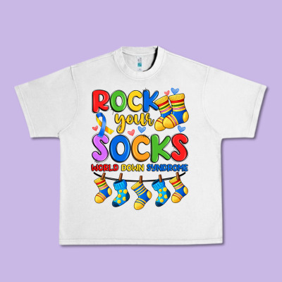 Rock Your  World Down Syndrome Urban Heavy Tee Designed By Artiststas