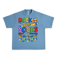Pebble Blue rock your  world down syndrome Urban Heavy Tee - Artiststas