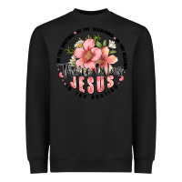 Black there was jesus Heavyweight Sweatshirt - JahusDesignShop