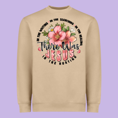 There Was Jesus Heavyweight Sweatshirt Designed By Jahusdesignshop