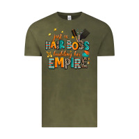 Vintage Olive just a nail boss building her empire Vintage Tee - AdoDesignShop
